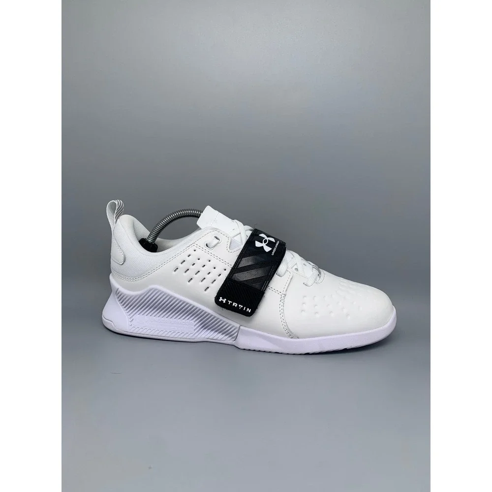 Under Armour Reign Lifter White Training Shoes 3023735-101 Men's Sz 10 NWT